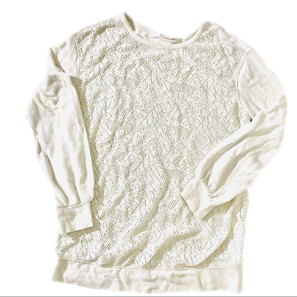 Beautiful Maternity Lace Sweater